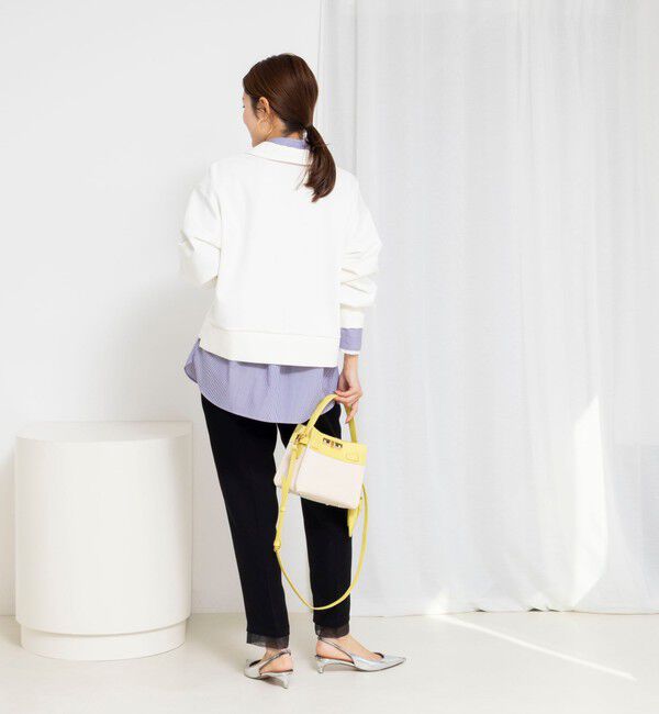 NOLLEY'S「ウォッシャブルダンボール襟付きプルオーバー」|スウェット・ジャージ|