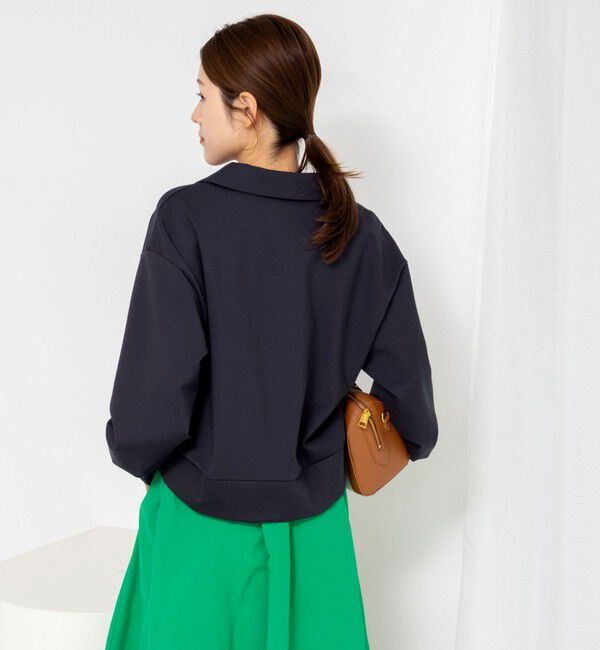 NOLLEY'S「ウォッシャブルダンボール襟付きプルオーバー」|スウェット・ジャージ|