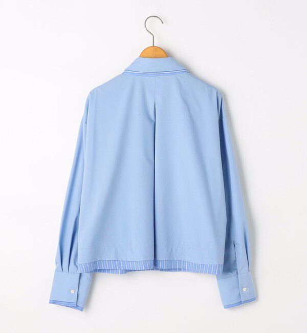 NOLLEY'S「ウォッシャブルレイヤード風ショート丈シャツ」|シャツ・ブラウス|