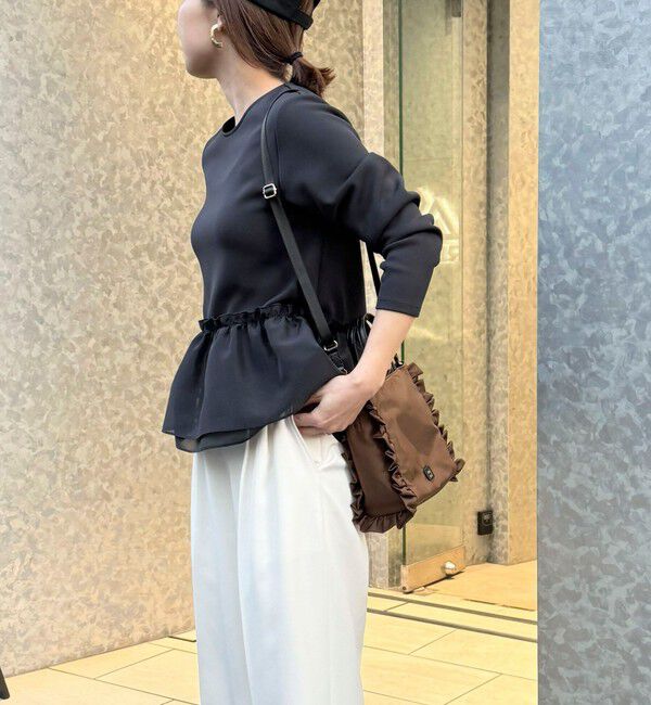 NOLLEY'S「【nolnol/ノルノル】ナイロンフリルミニトートバッグ」|トートバッグ|