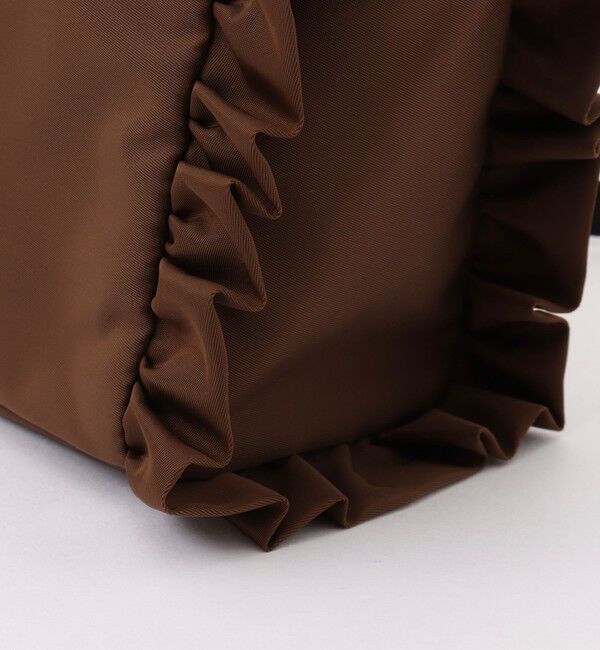 NOLLEY'S「【nolnol/ノルノル】ナイロンフリルミニトートバッグ」|トートバッグ|