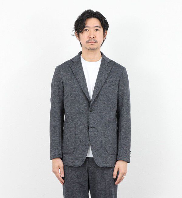 NOLLEY'S goodman「《ビジカジ/セットアップ対応》シャークジャージ イージーJK 26SS」|テーラードジャケット|