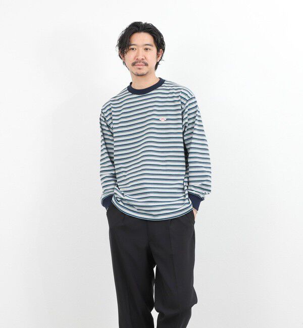 NOLLEY'S goodman「【DANTON/ダントン】DT-C0200TCB STRIPE LONG SLEEVE T-SHIRT 26SS」|Tシャツ・カットソー|