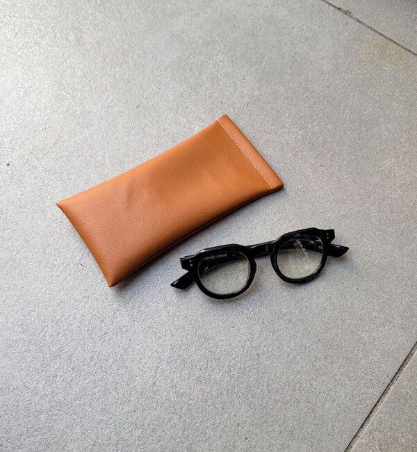 fredy emue「【haruセレクト】ブラック太フレームメガネ」|メガネ|