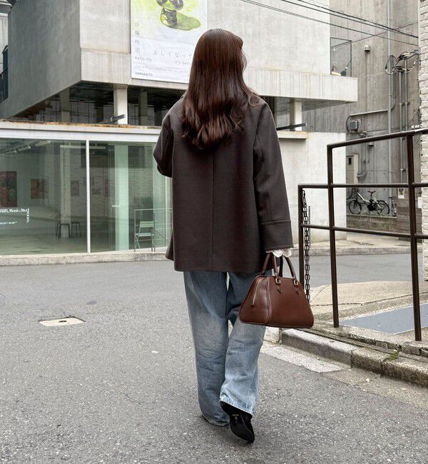 fredy emue「【リバイバル/新色追加】ウール混ミドル丈Pコート」|ピーコート|