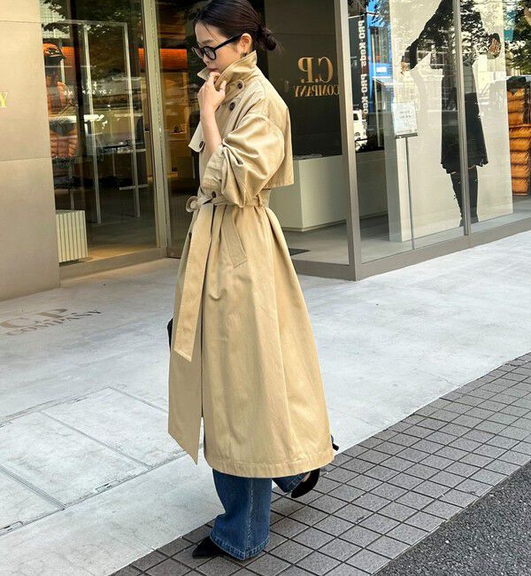 fredy emue「【発売のたびに即完売する大人気アイテム】袖ボリュームトレンチコート」|トレンチコート|