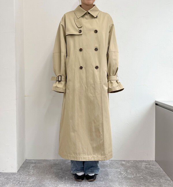 fredy emue「【発売のたびに即完売する大人気アイテム】袖ボリュームトレンチコート」|トレンチコート|