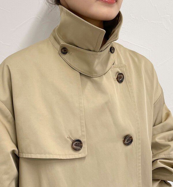 fredy emue「【発売のたびに即完売する大人気アイテム】袖ボリュームトレンチコート」|トレンチコート|