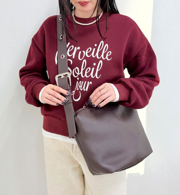 fredy emue「ハトメベルトショルダーバッグ」|ショルダー・メッセンジャー|ブラウン