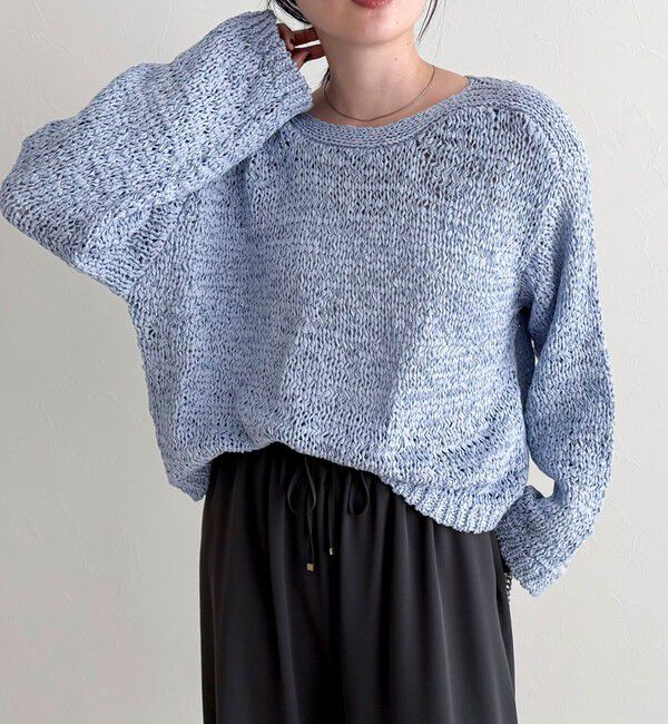 fredy emue「テープヤーンニットプルオーバー」|ニット・セーター|