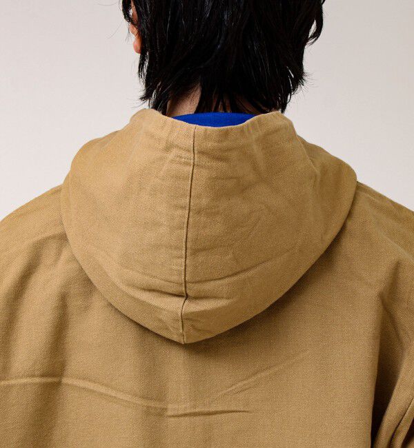 GLOSTER「【タフに着回す】キャンバス/デニム ジップパーカー」|ブルゾン・スタジャン|