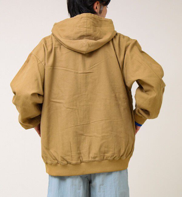 GLOSTER「【タフに着回す】キャンバス/デニム ジップパーカー」|ブルゾン・スタジャン|