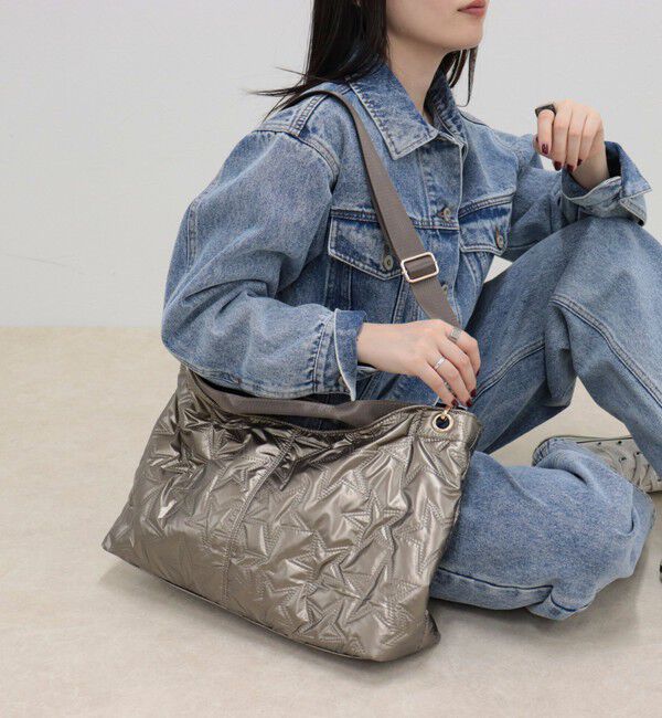 fredy emue「星キルト2WAYトートバッグ」|ショルダー・メッセンジャー|