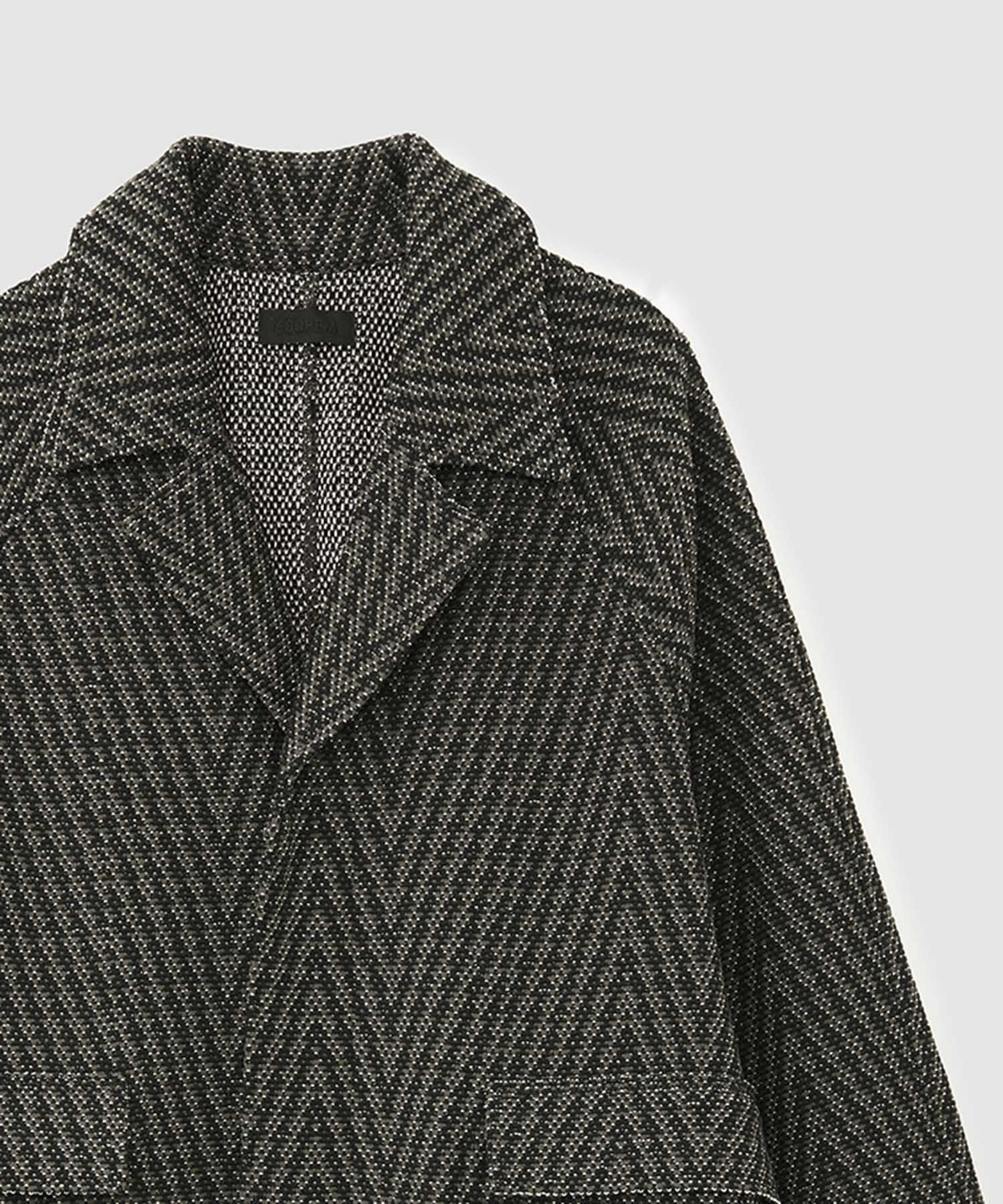 ROPE「【COOHEM】HERRINGBONE TWEED COAT(コーヘン/ヘリンボーンツイードコート)」|ノーカラージャケット|