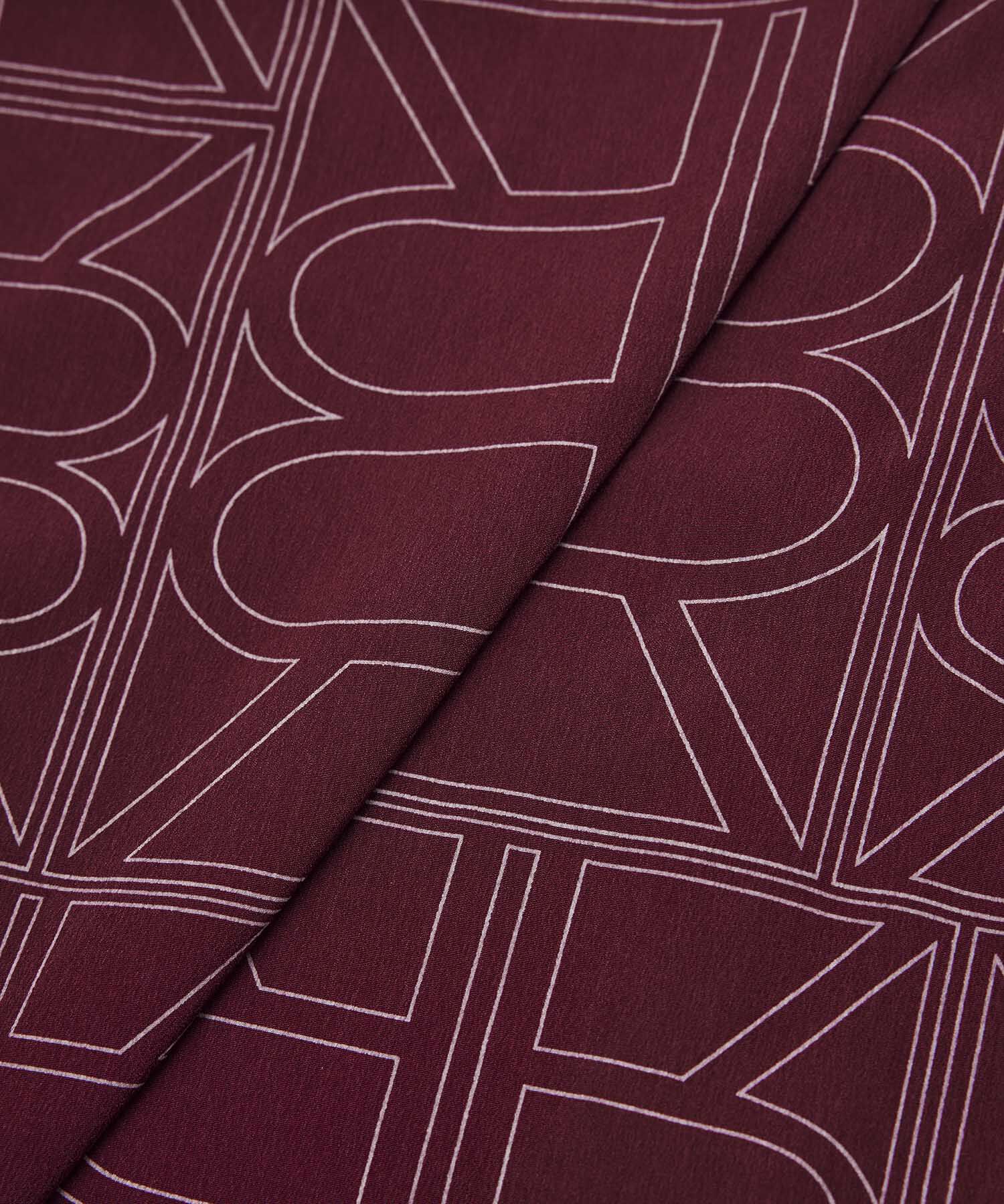 ROPE「モノグラムプリントシャツブラウス」|シャツ・ブラウス|