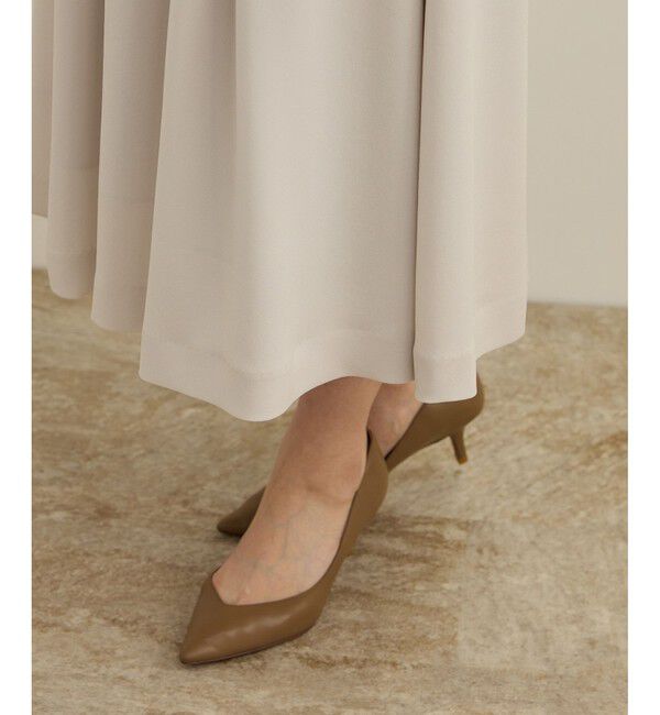 ROPE「 【洗える】タックフレアースカート/セットアップ対応」|スカート|