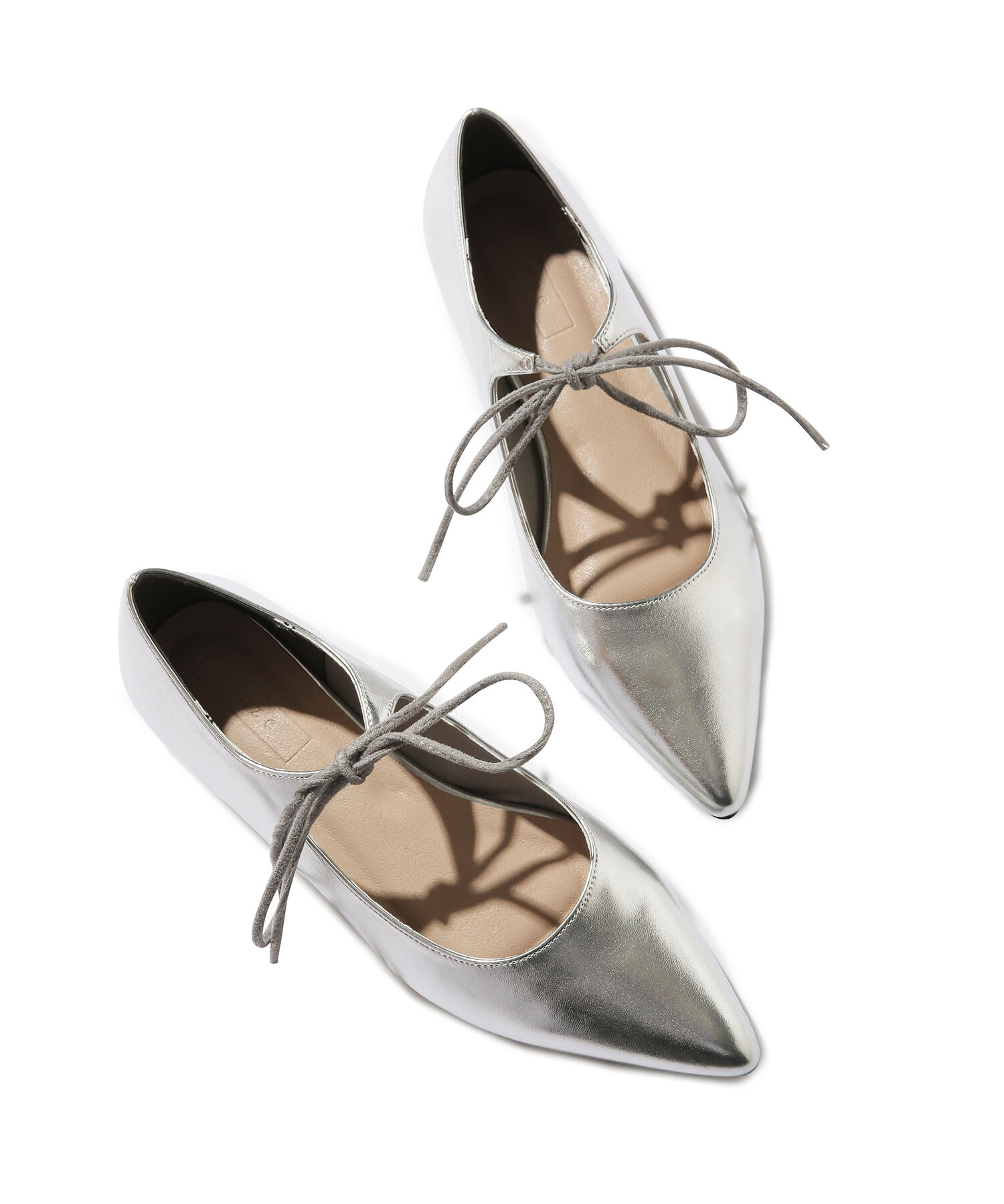 Juze「【新色・追加生産】リボンフラットパンプス」|パンプス|