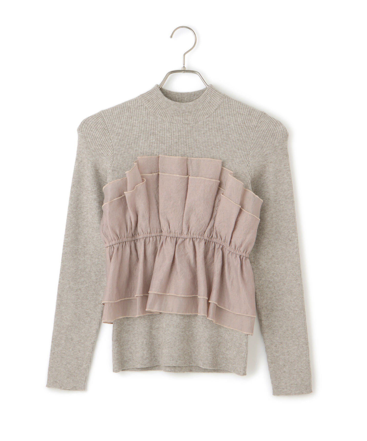 VIS「旬なレイヤードスタイルが叶う！ビスチェドッキングニット/洗える」|ニット・セーター|