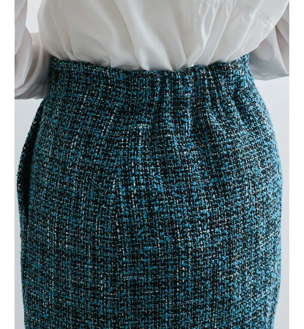 VIS「【洗える】ラメツイード&千鳥柄ミニスカート」|スカート|