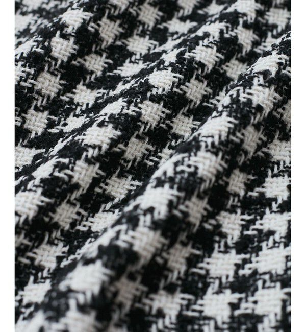 VIS「【洗える】ラメツイード&千鳥柄ミニスカート」|スカート|