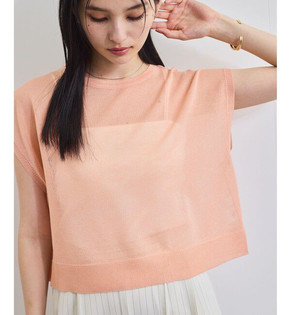 VIS「ドライタッチシアーニットトップス」|ニット・セーター|