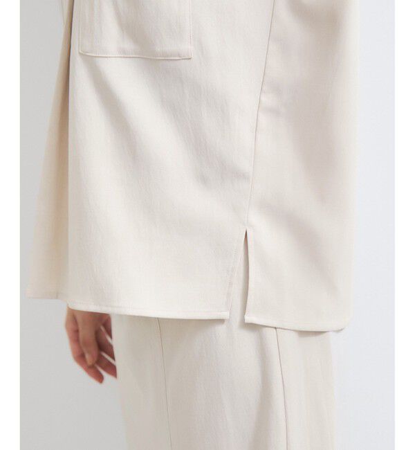 VIS「【WEB限定】【セットアップ対応】Vネックフレンチスリーブブラウス/通勤対応」|シャツ・ブラウス|