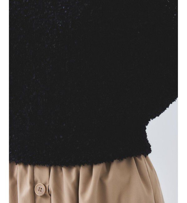 VIS「【WEB限定】リボンヤーンバルーン袖サマーニット」|ニット・セーター|