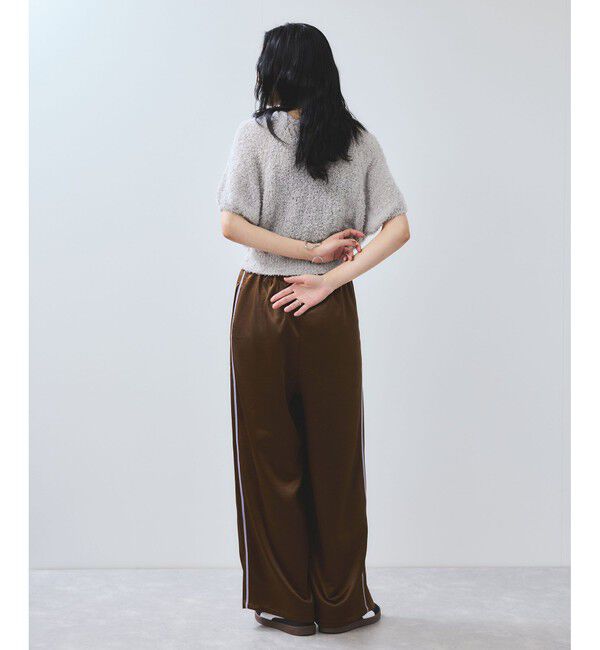 VIS「【WEB限定】リボンヤーンバルーン袖サマーニット」|ニット・セーター|