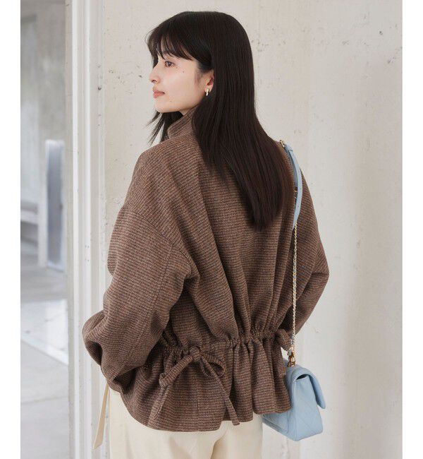 VIS「ドロストペプラムブルゾン」|ブルゾン・スタジャン|