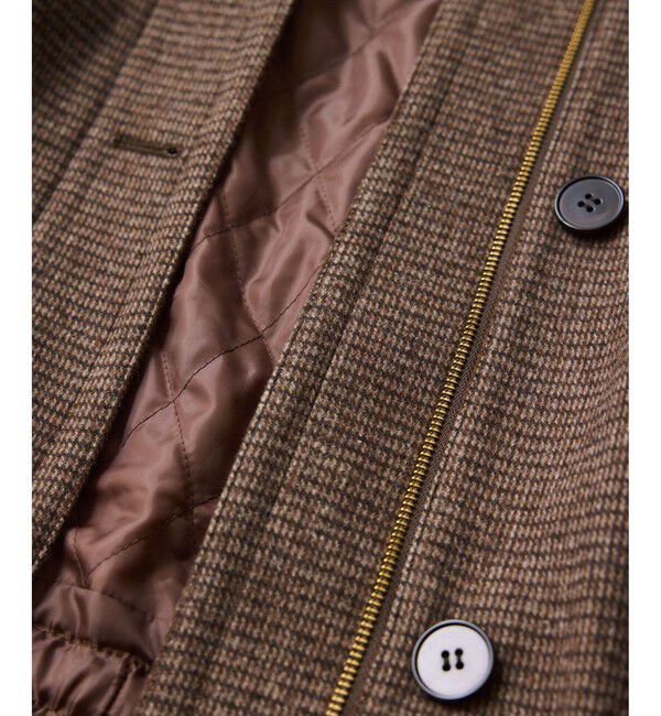 VIS「ドロストペプラムブルゾン」|ブルゾン・スタジャン|