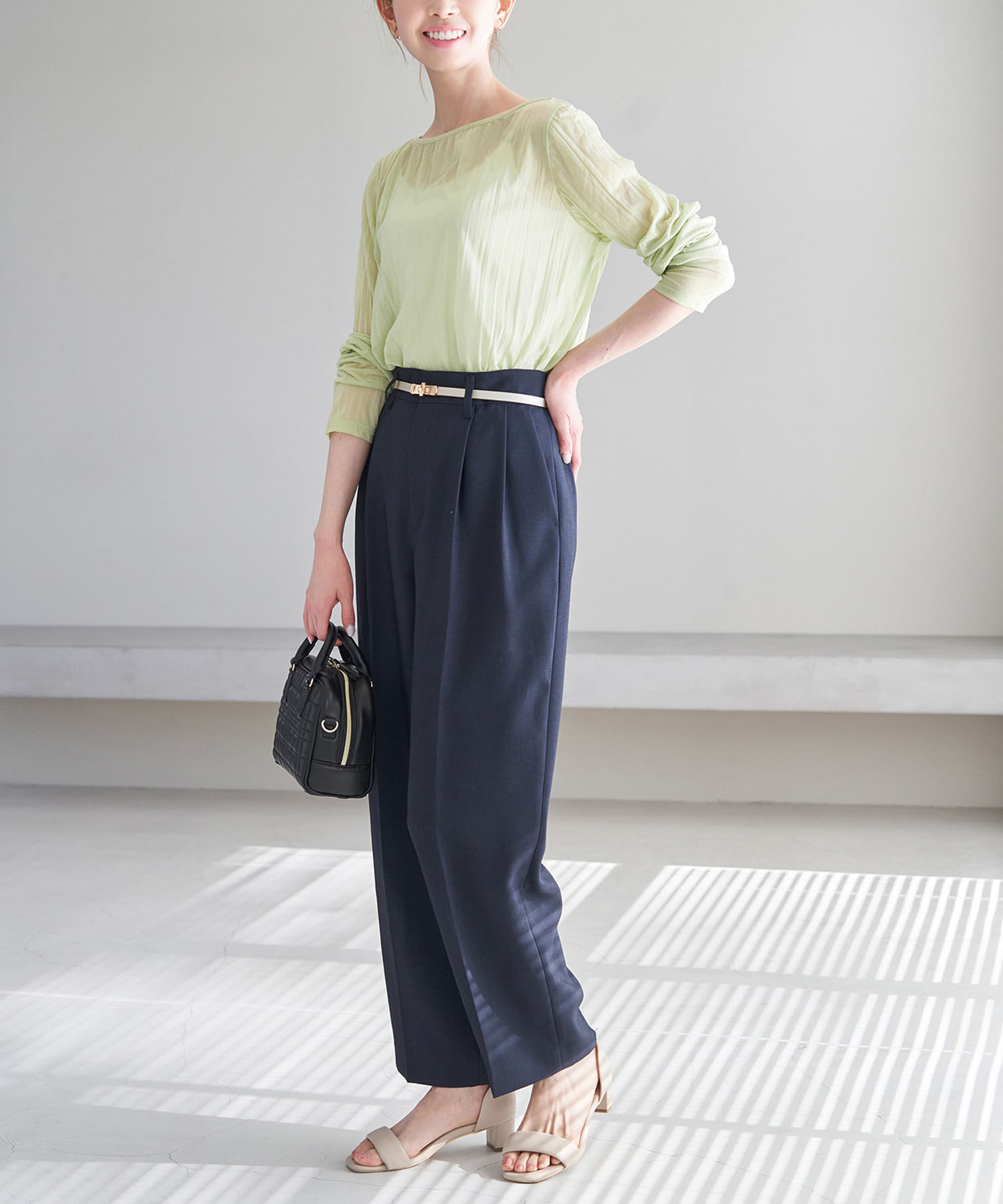 Rope&rsquo;Picnic「シアーワッシャーカットプルオーバー」|Tシャツ・カットソー|