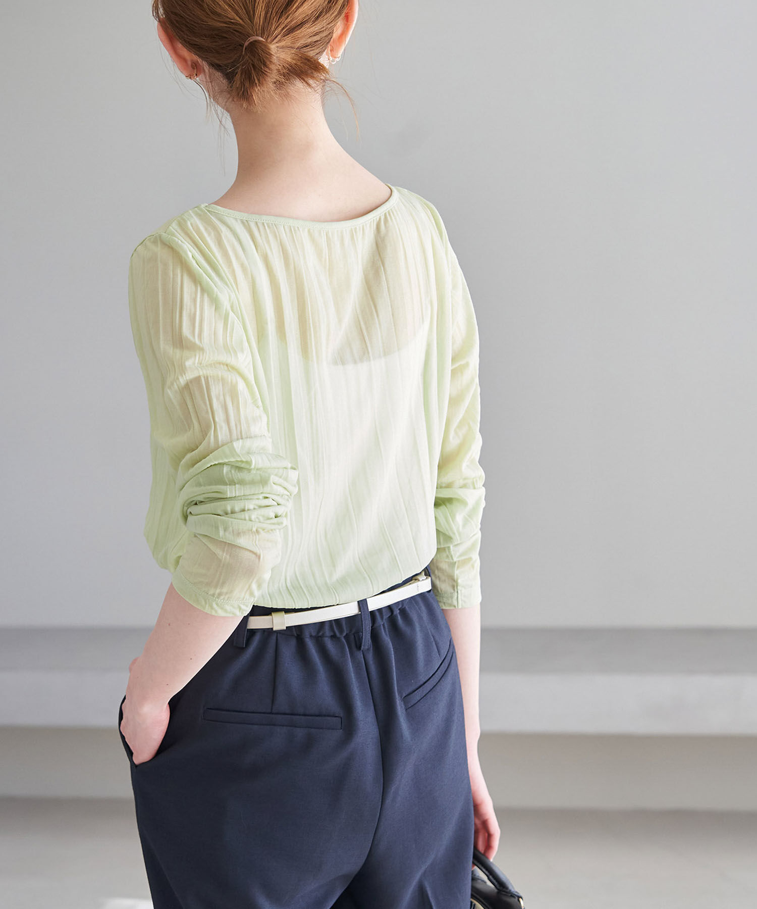 Rope&rsquo;Picnic「シアーワッシャーカットプルオーバー」|Tシャツ・カットソー|