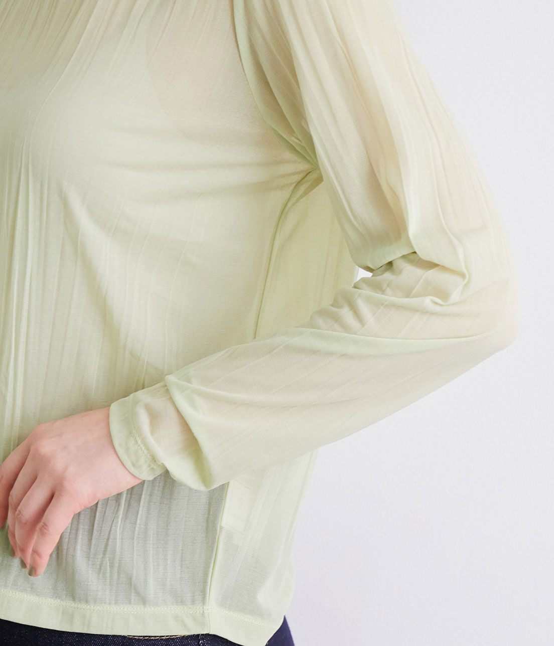 Rope&rsquo;Picnic「シアーワッシャーカットプルオーバー」|Tシャツ・カットソー|