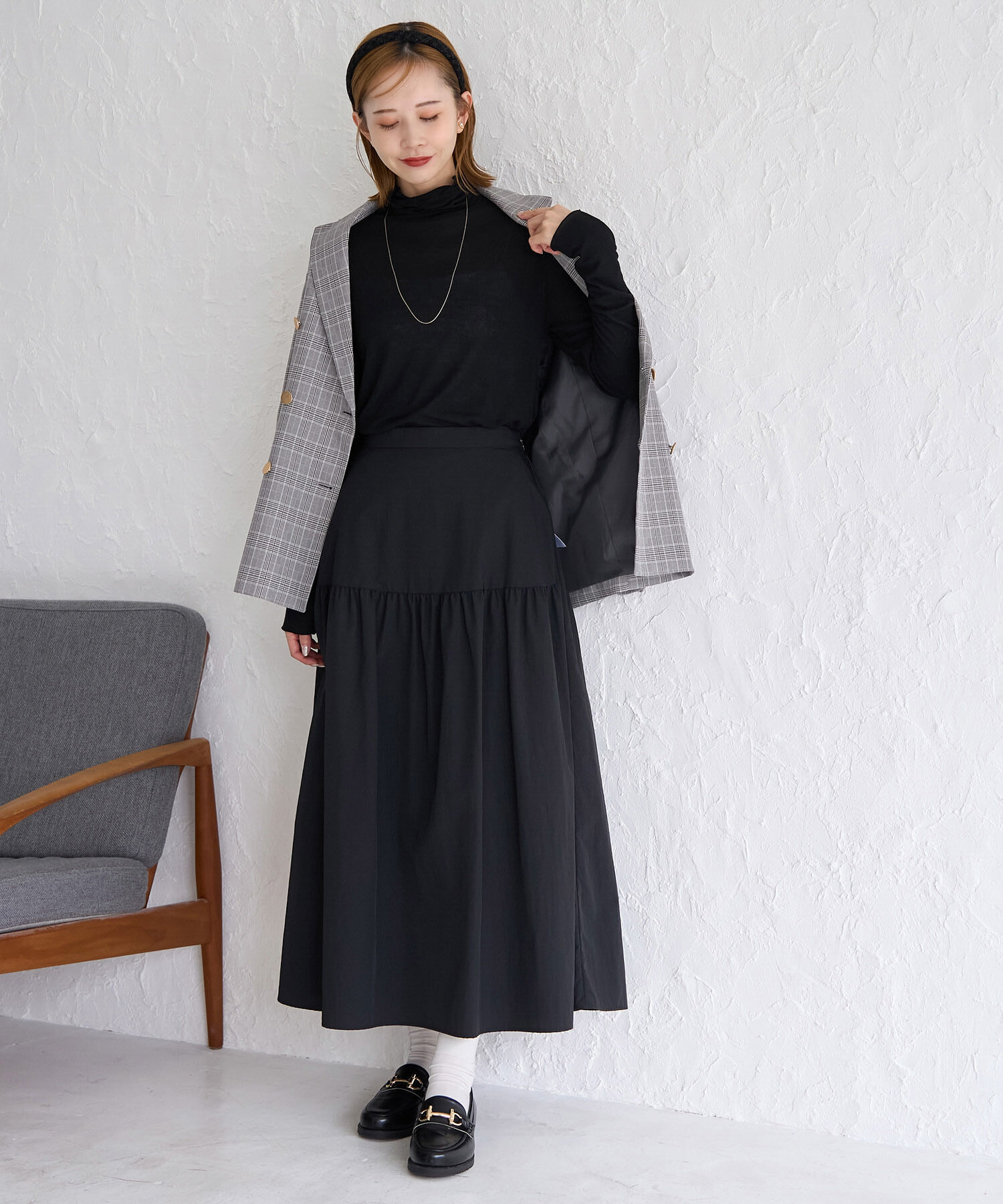 Rope&rsquo;Picnic「【WEB限定カラー: ライトグレー,イエロー】シアーカットタートル」|Tシャツ・カットソー|