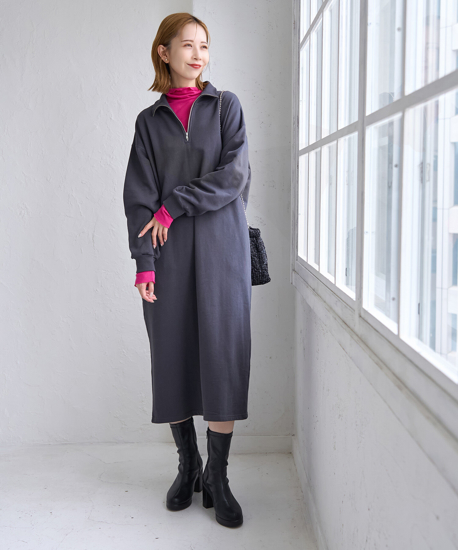 Rope&rsquo;Picnic「【WEB限定カラー: ライトグレー,イエロー】シアーカットタートル」|Tシャツ・カットソー|