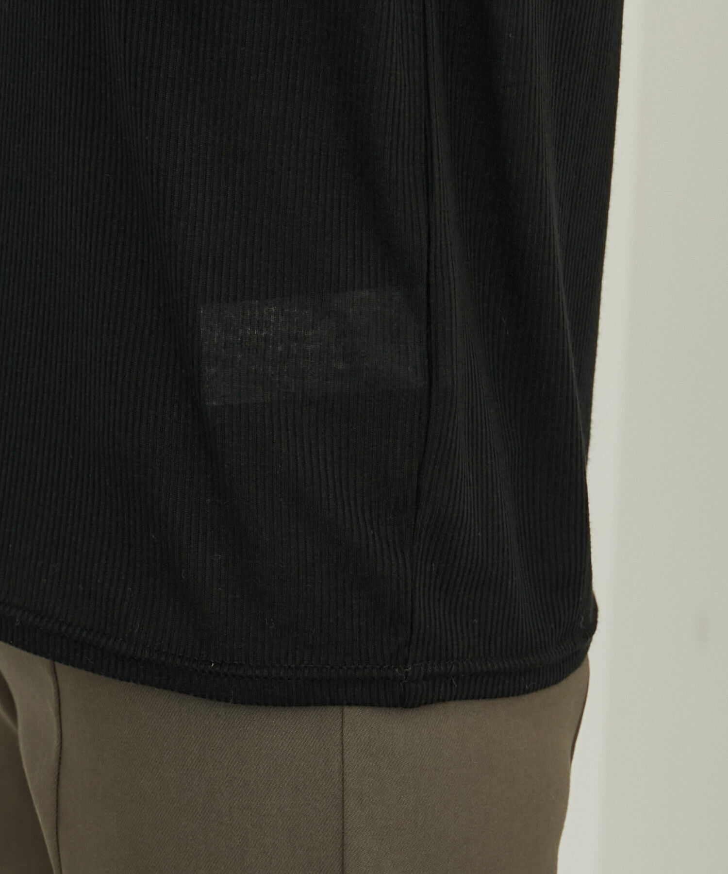 Rope&rsquo;Picnic「【WEB限定カラー: ライトグレー,イエロー】シアーカットタートル」|Tシャツ・カットソー|