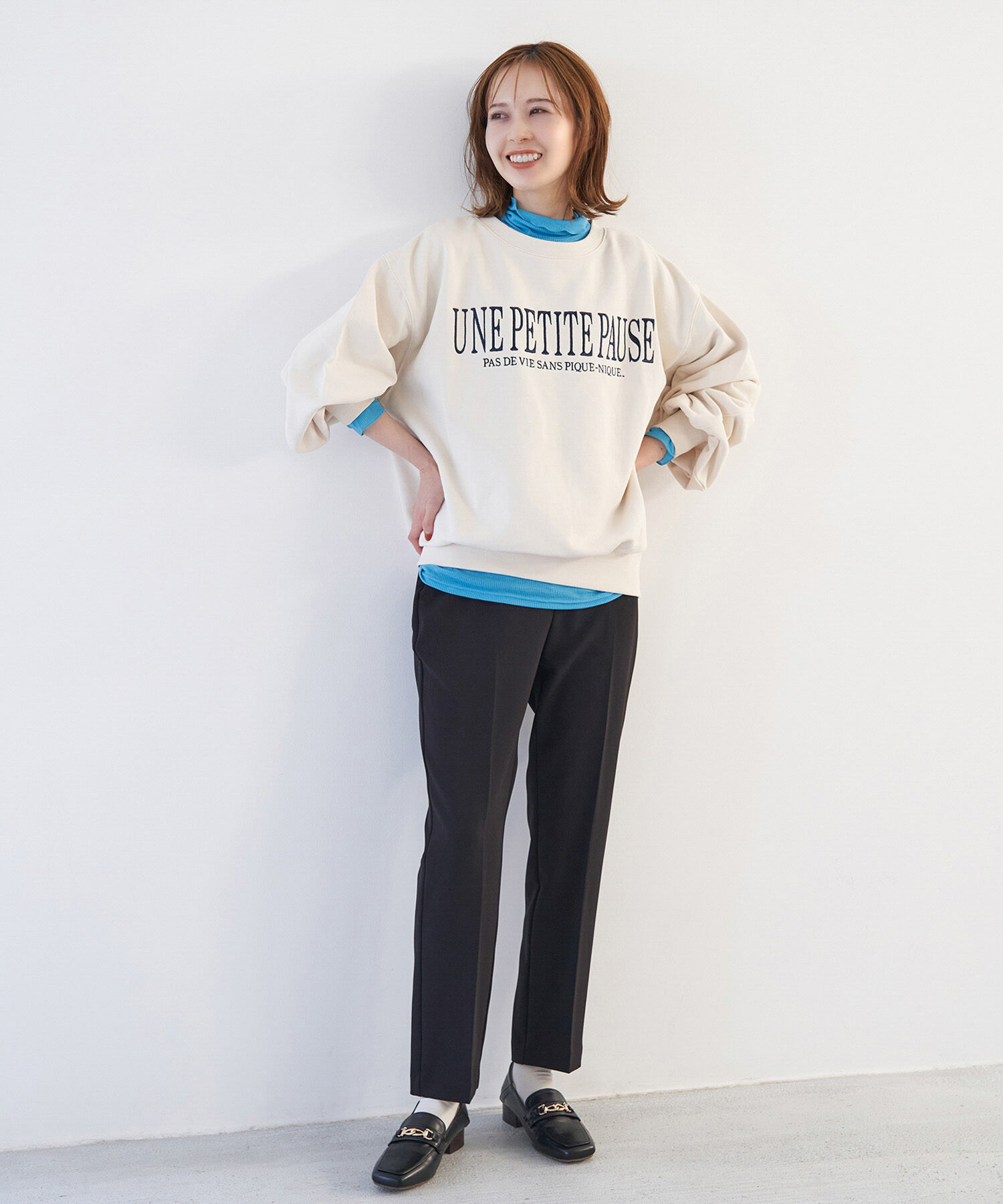 Rope&rsquo;Picnic「【WEB限定カラー: ライトグレー,イエロー】シアーカットタートル」|Tシャツ・カットソー|