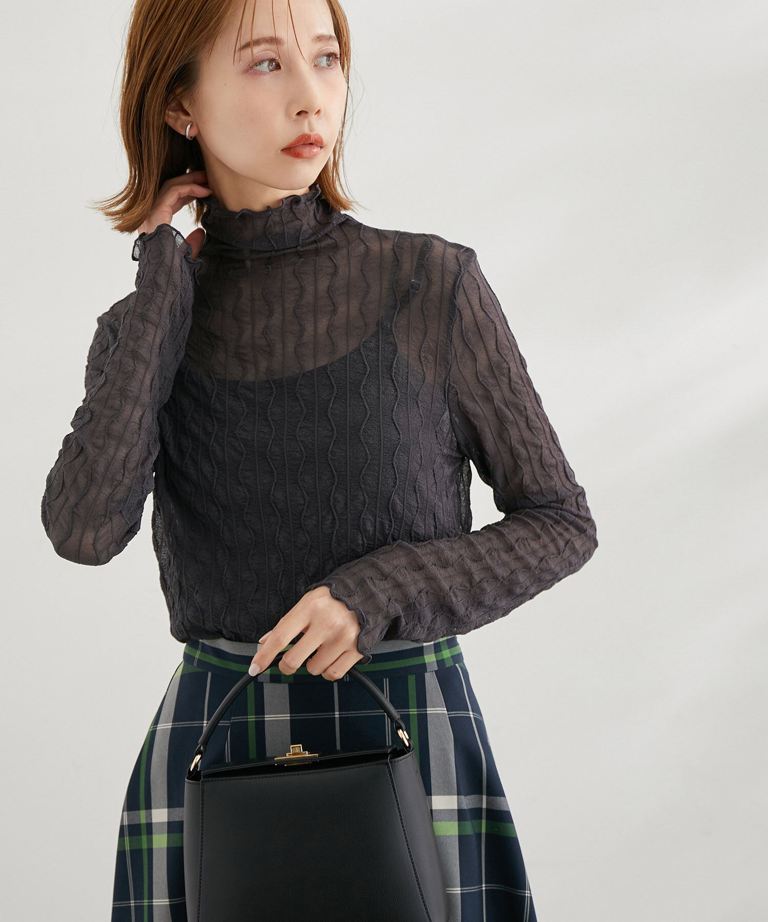 Rope&rsquo;Picnic「シアージャガードタートル」|Tシャツ・カットソー|