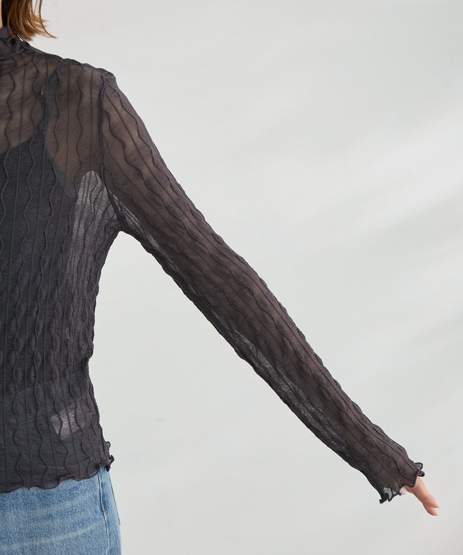 Rope&rsquo;Picnic「シアージャガードタートル」|Tシャツ・カットソー|