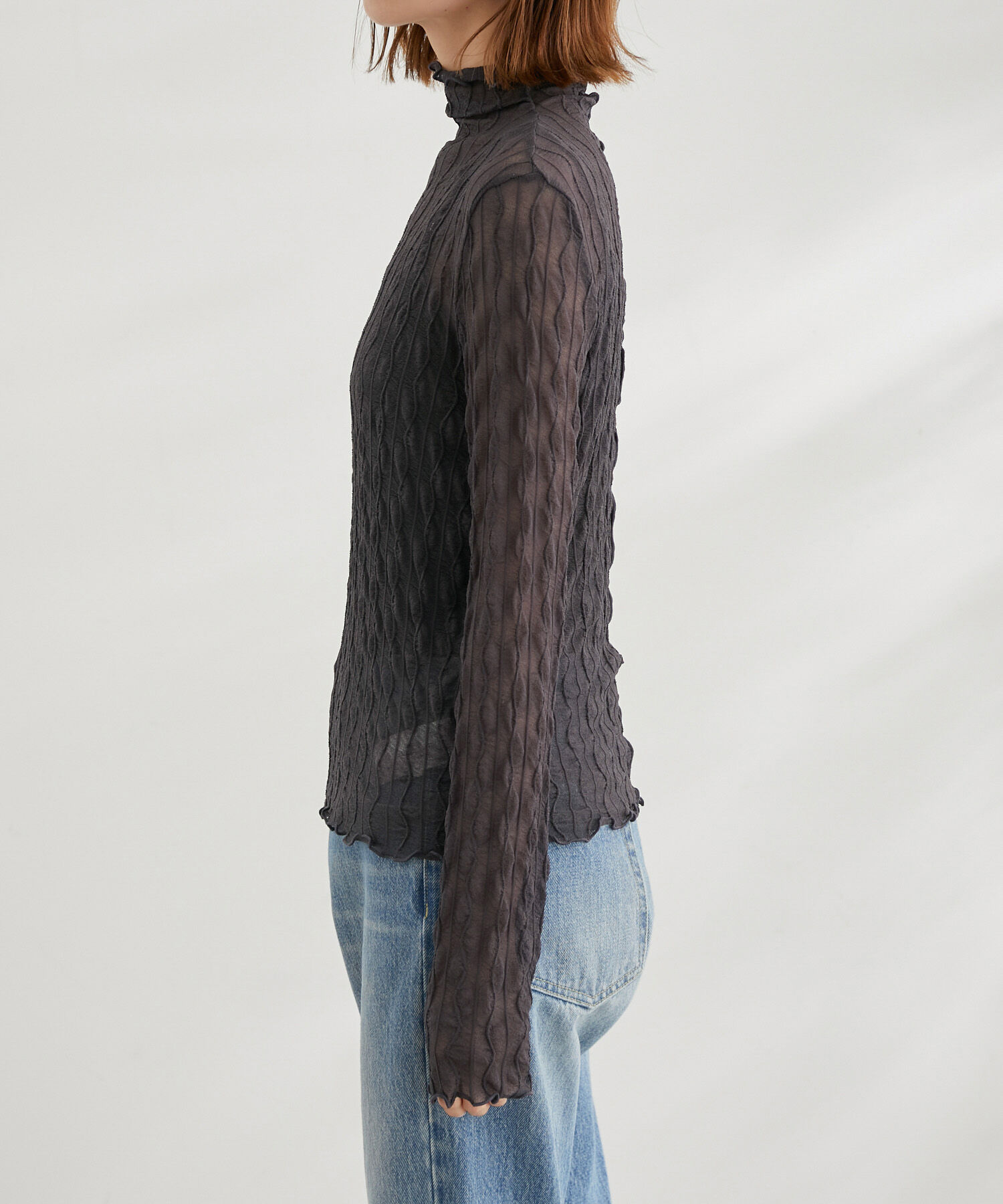 Rope&rsquo;Picnic「シアージャガードタートル」|Tシャツ・カットソー|