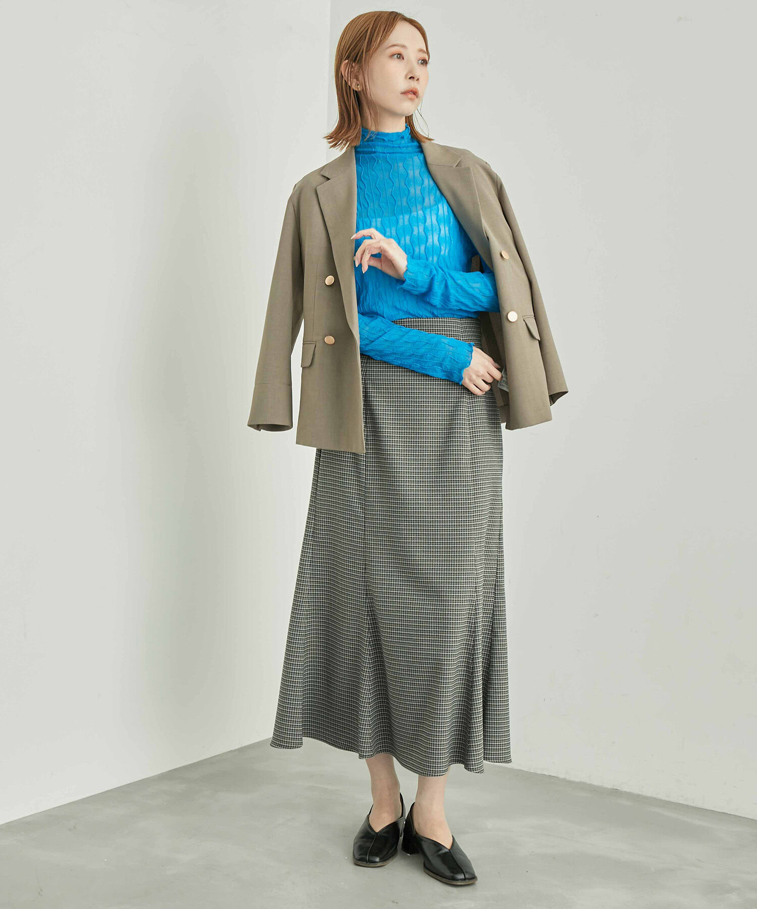 Rope&rsquo;Picnic「シアージャガードタートル」|Tシャツ・カットソー|