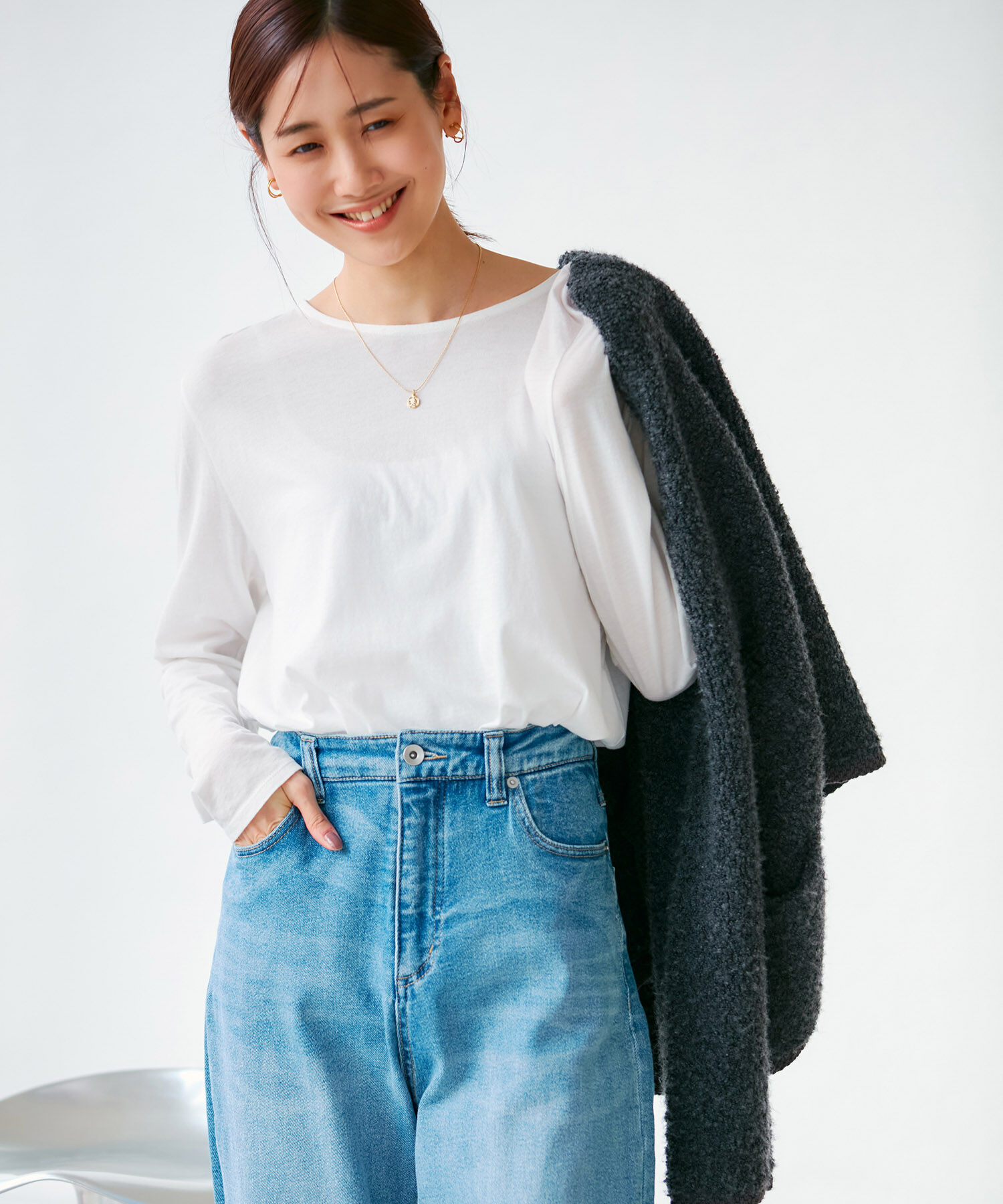 Rope&rsquo;Picnic「【WEB限定】シアーロンT」|Tシャツ・カットソー|