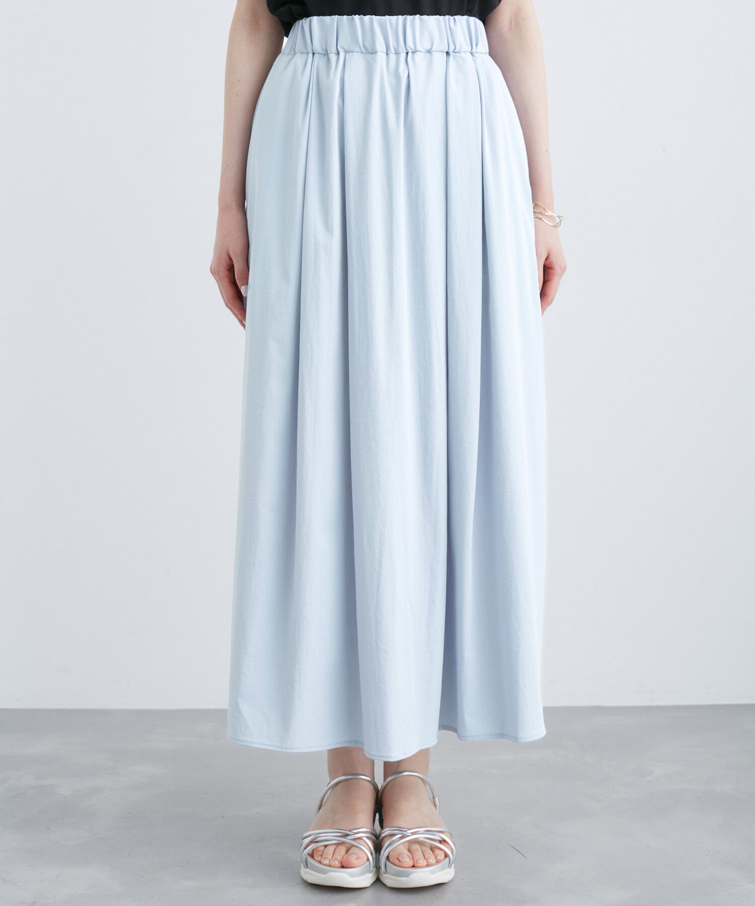 Rope&rsquo;Picnic「レーヨンナイロンイージースカート」|スカート|