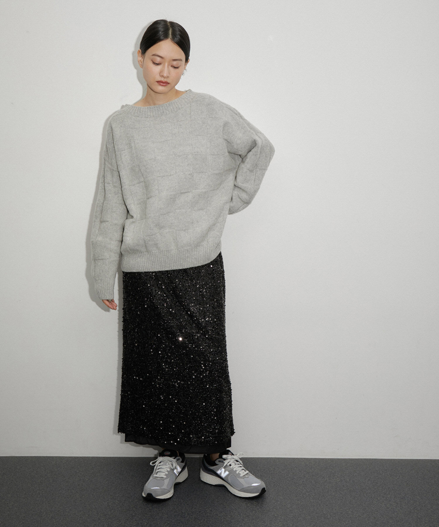 ADAM ET ROPE'「【RAIVE】スパンコールスカート」|スカート|