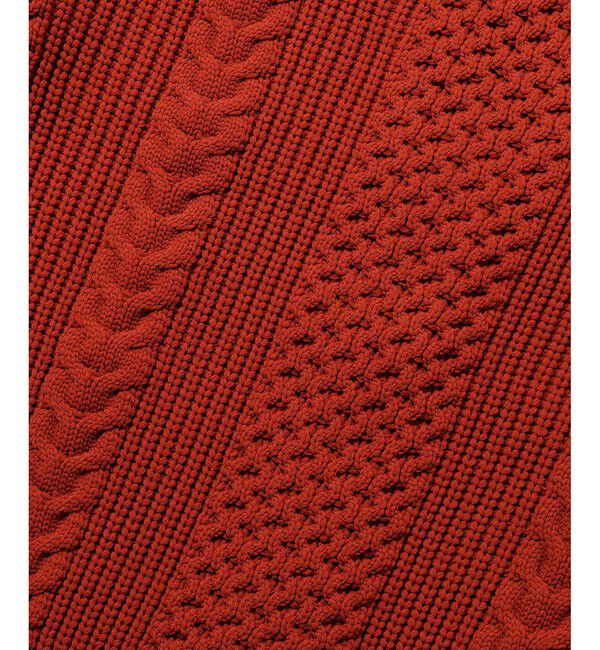 ADAM ET ROPE'「【WEB限定】ボリューム ケーブル オーバーサイズ カーディガン / 超軽量 / ユニセックス」|カーディガン|