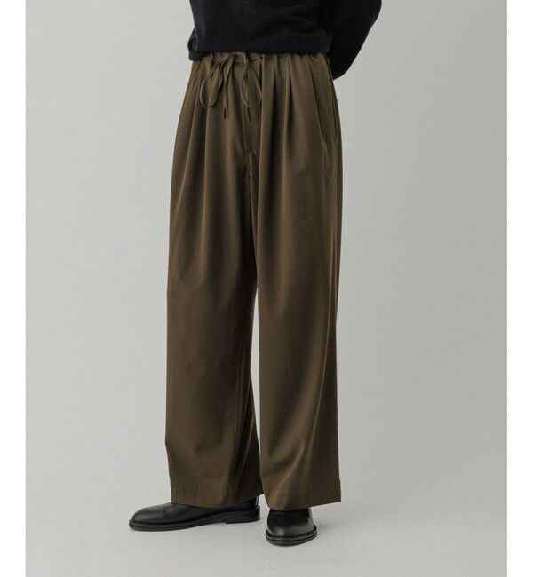 ADAM ET ROPE'「4WAY ストレッチ ツイル イージー スラックス / セットアップ対応」|スラックス|