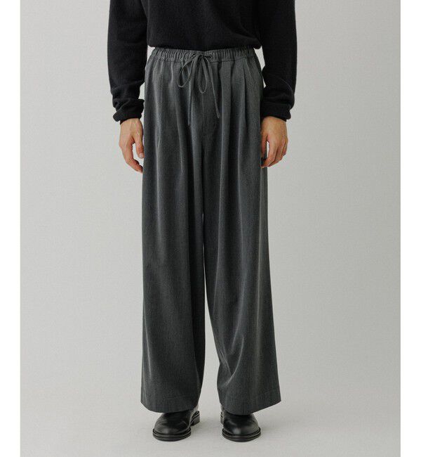 ADAM ET ROPE'「4WAY ストレッチ ツイル イージー スラックス / セットアップ対応」|スラックス|