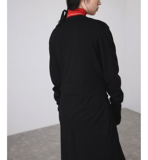 ADAM ET ROPE'「【サステナブル】ウエストノットニットワンピース」|ワンピース|