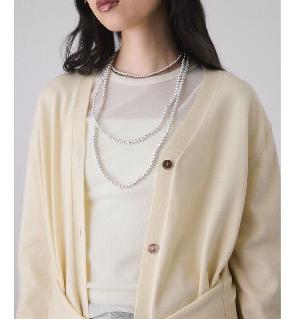 ADAM ET ROPE'「【サステナブル】ウエストノットニットワンピース」|ワンピース|