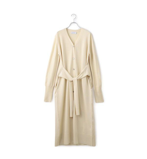 ADAM ET ROPE'「【サステナブル】ウエストノットニットワンピース」|ワンピース|